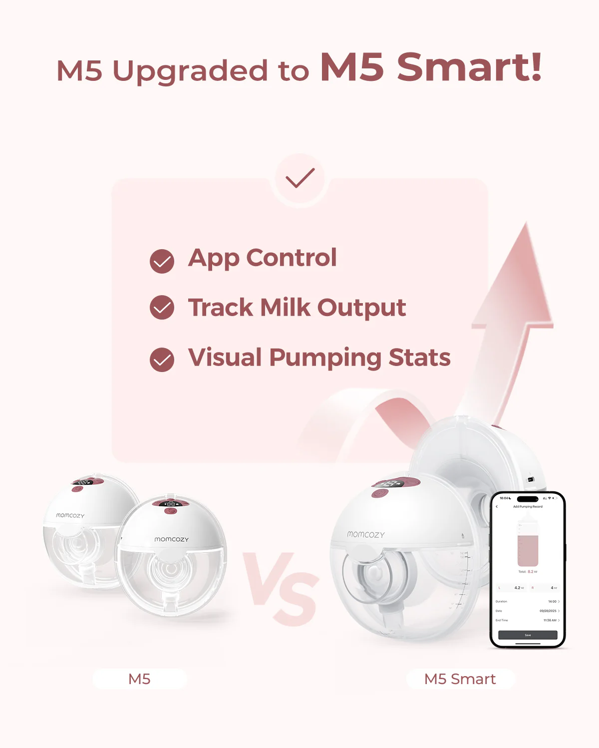 M5 Smart Bra Bundle: Double M5 Smart Breast Pump and 4-in-1 Pumping Bra(YN12) - Image 10